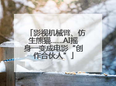 影视机械臂、仿生熊猫……AI摇身一变成电影“创作合伙人”